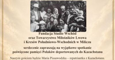 Spotkanie o pamięci Polaków deportowanych do Kazachstanu